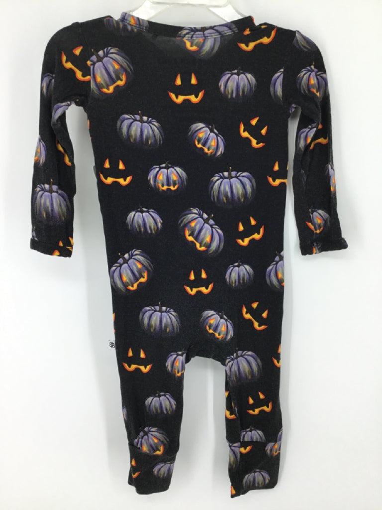 Little Bum Bums Child Size 6-9 Months Black Halloween Pajamas