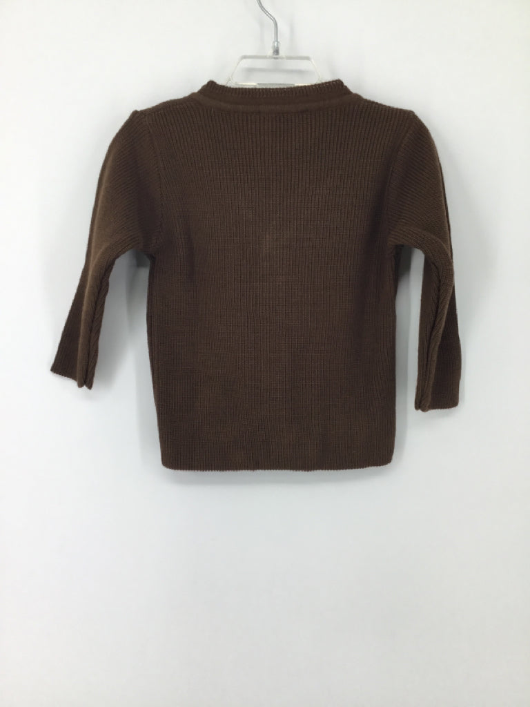 Lilax Child Size 2 Brown Solid Sweater - boys