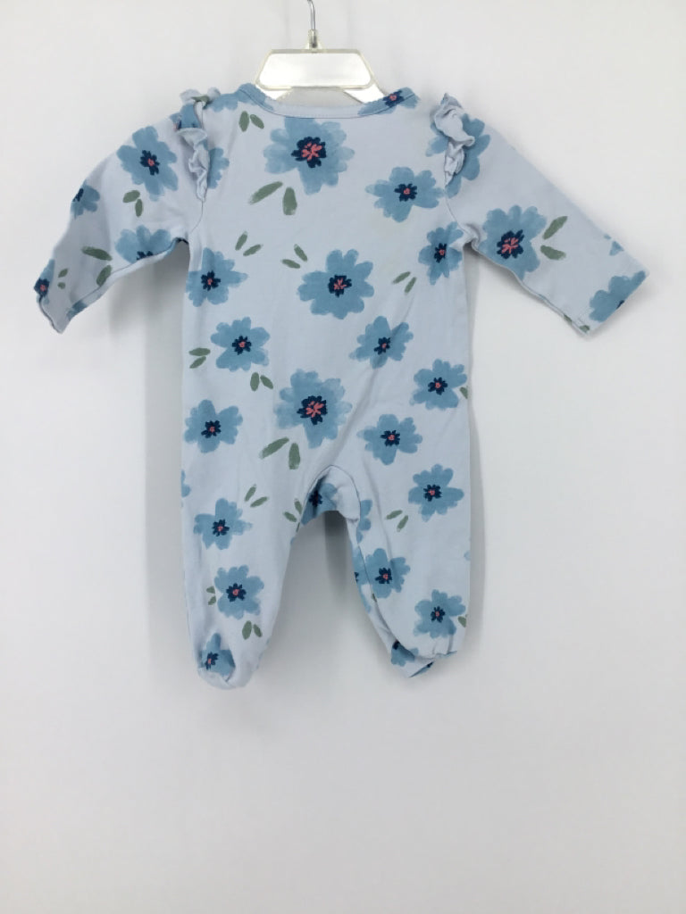 Just One You Made by Carters Child Size 3 Months Blue Sleepers