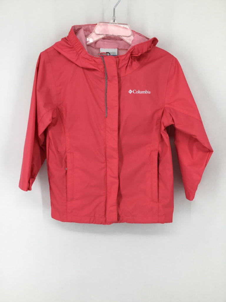 Columbia Child Size 3 Pink Raincoat - girls