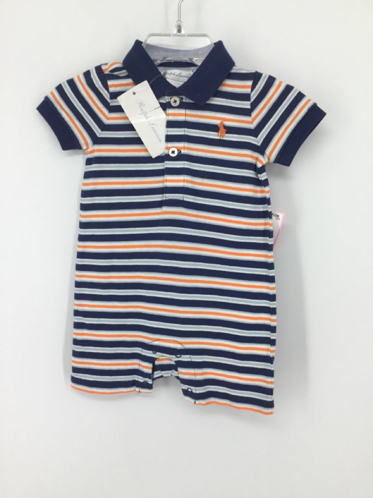 Ralph Lauren Child Size 3 Months Navy Stripe Outfit - boys