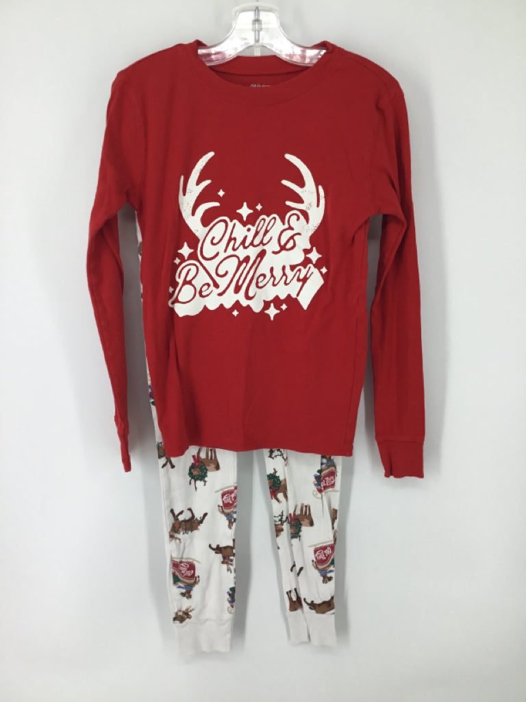 Old Navy Child Size 12 Red Christmas Pajamas