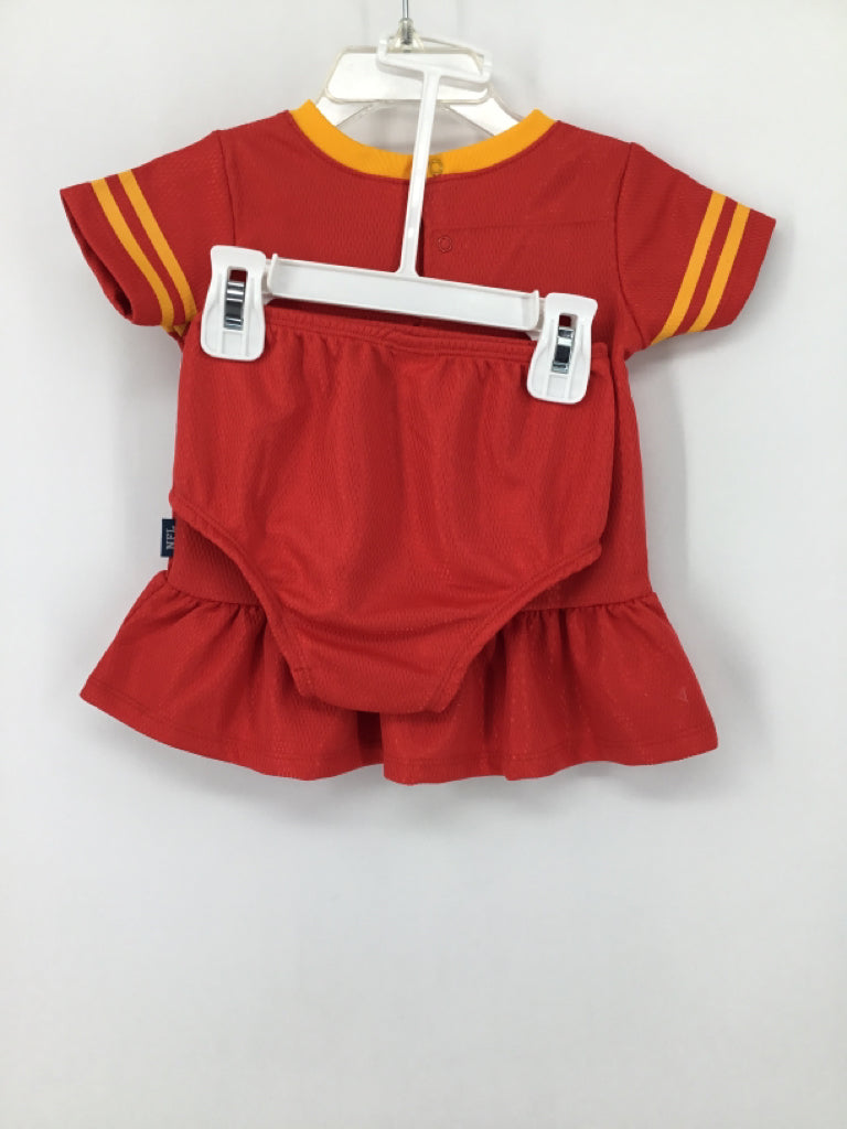 NFL Child Size 6-12 Months Red Dress - girls