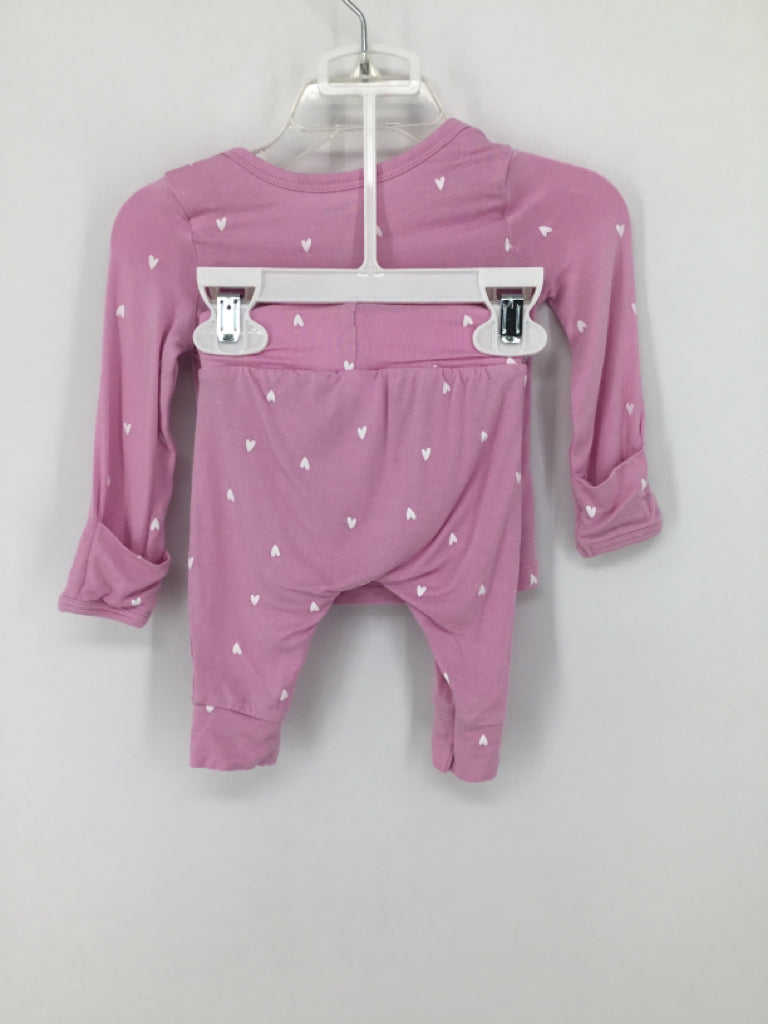 Just One You Made by Carters Child Size 3 Months Pink Pajamas - girls