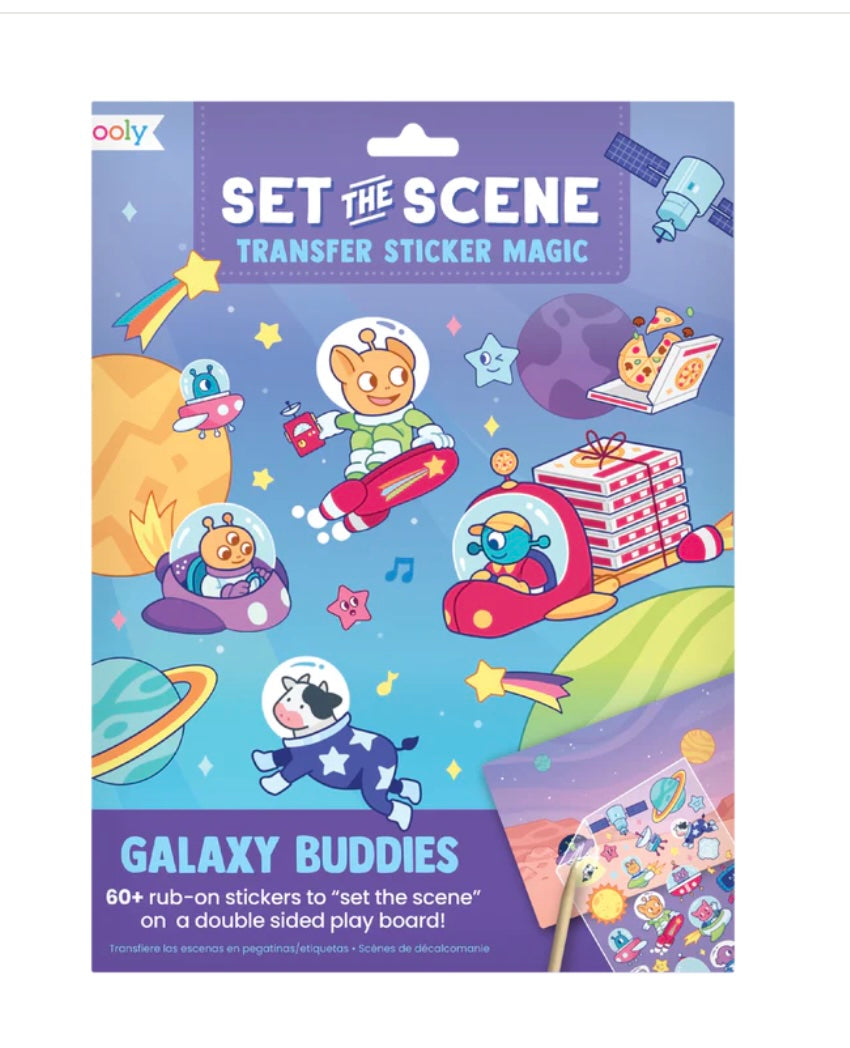 Ooly - Set the Scene Transfer Sticker Magic (Galaxy Buddies)