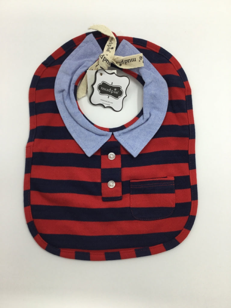 Mudpie Red Bib