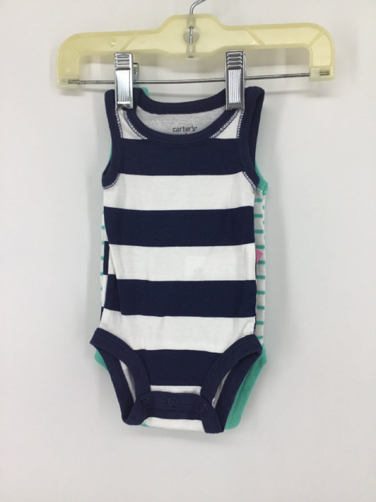 Carter's Child Size Newborn Navy Onesie