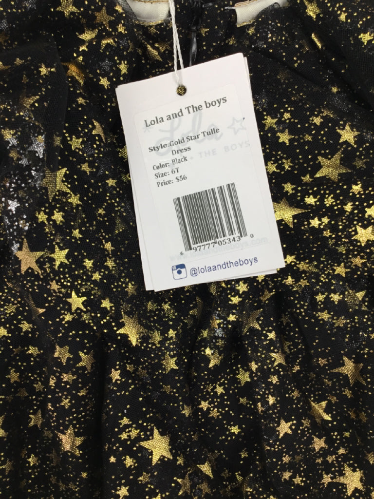 Lola & the Boys Child Size 6 Gold Dress - girls