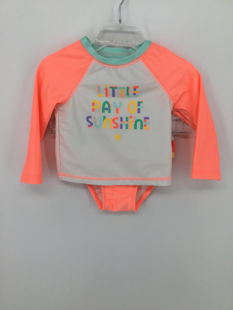 Cat & Jack Child Size 18 Months Orange Swimwear - girls