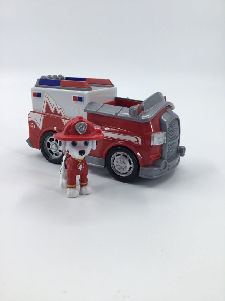 Paw Patrol Marshall Fire Truck & Figure