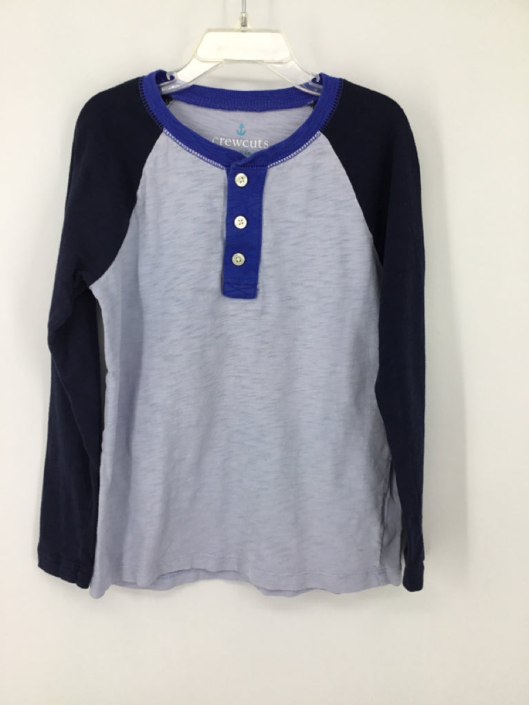 Crewcuts Child Size 6 Blue Solid T-shirt - boys