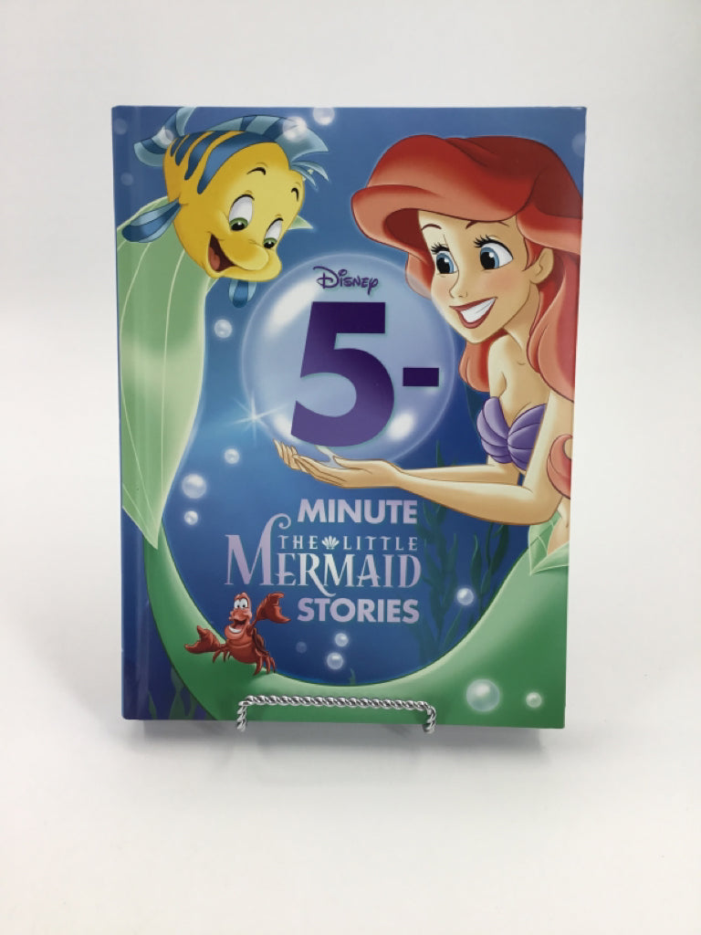 Disney 5-Minute The Little Mermaid Stories Hard Cover Book