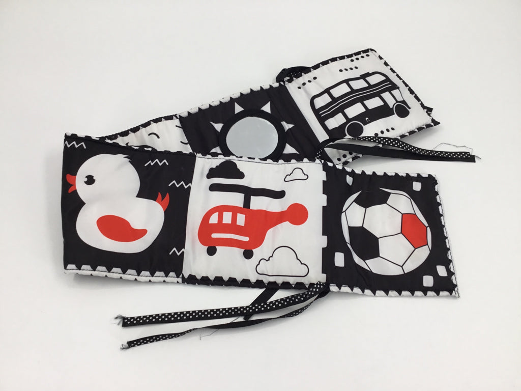 Black, White, Red Crib Toy