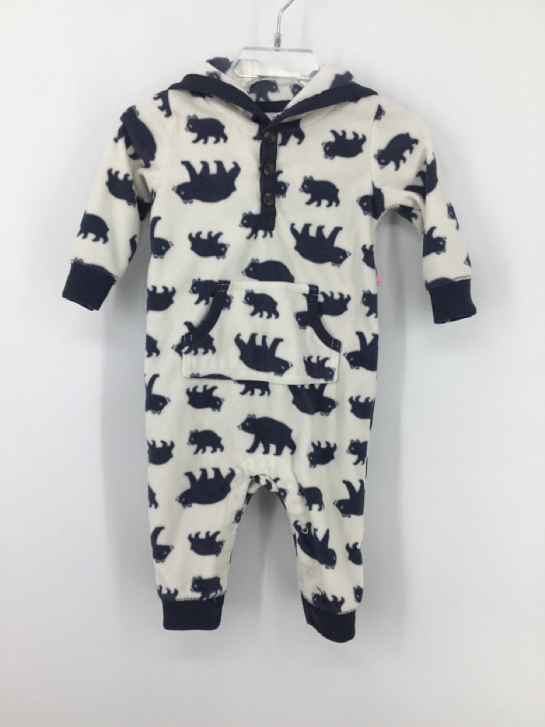 Carter's Child Size 6 Months Gray Print Outfit - boys