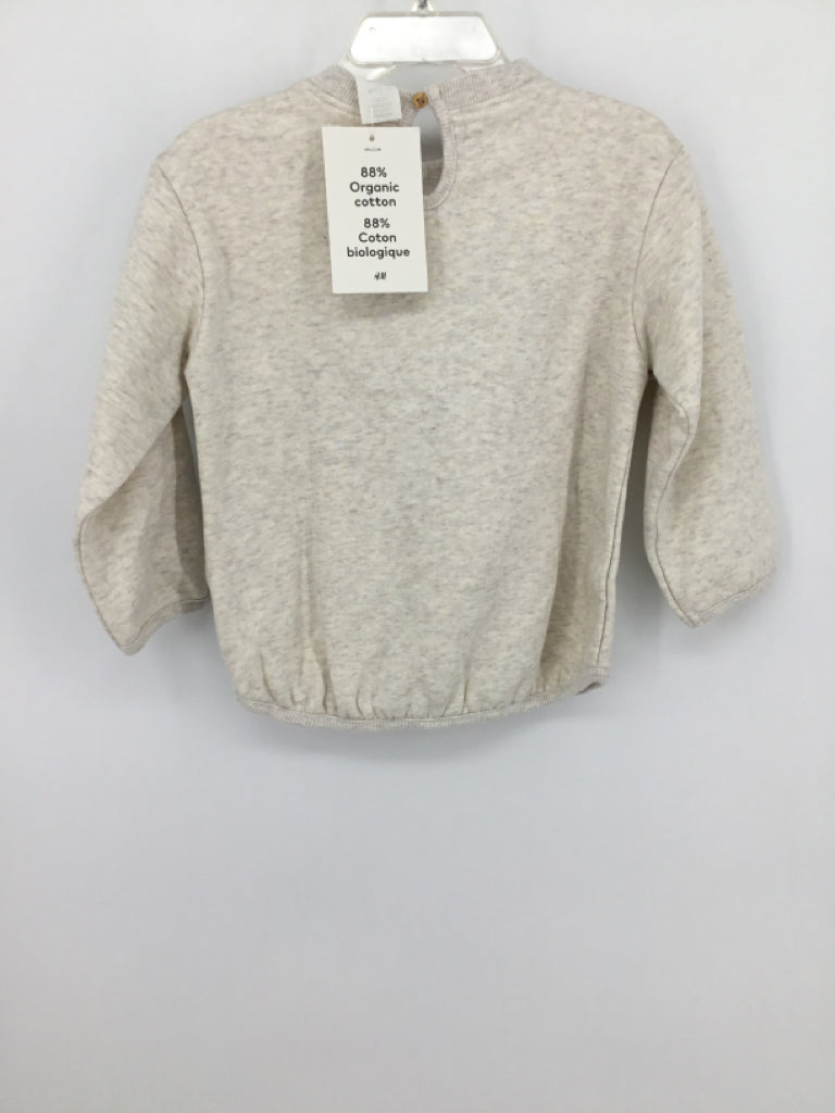 H & M Child Size 18 Months Tan Sweatshirt - girls