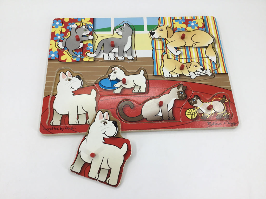 Melissa & Doug Pets Peg Puzzle