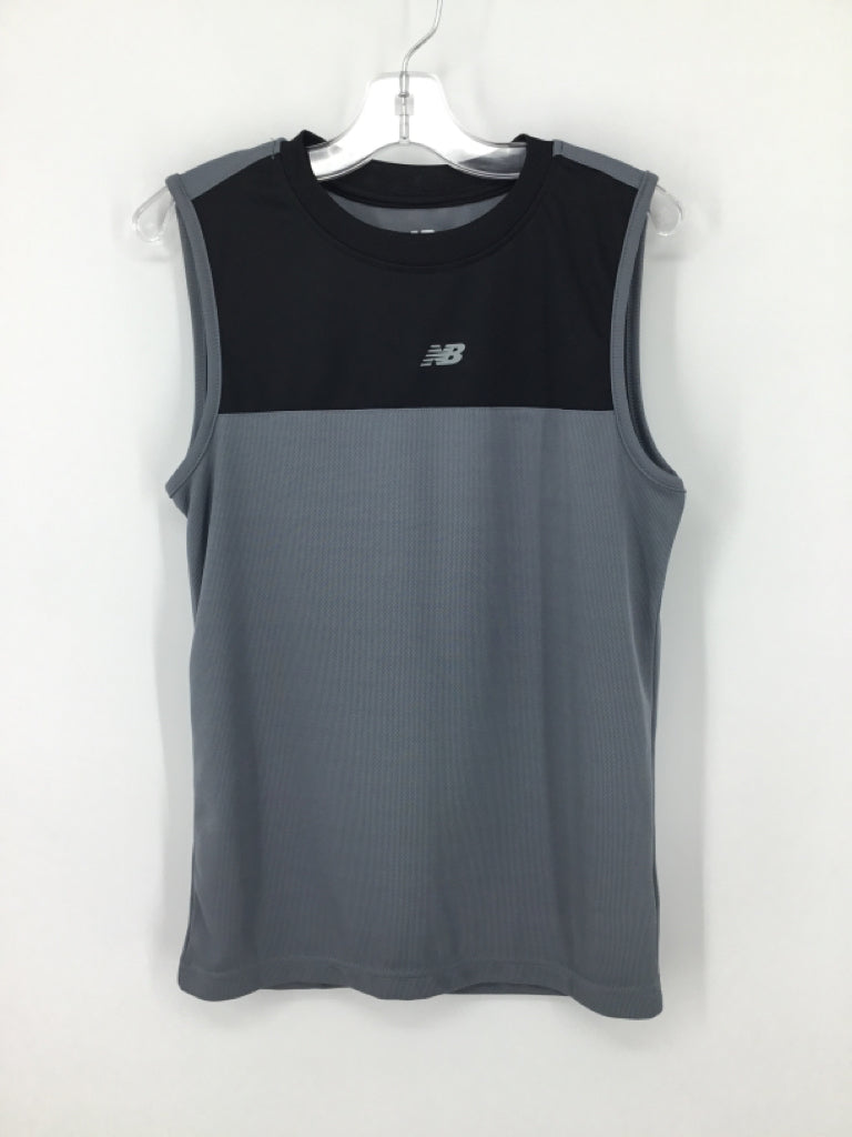 New Balance Child Size 12 Gray Solid Tank top - boys