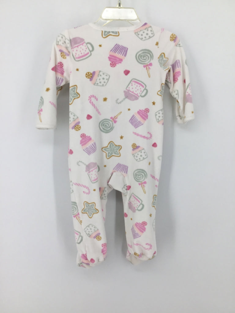 Just One You Made by Carters Child Size 9 Months White Sleepers