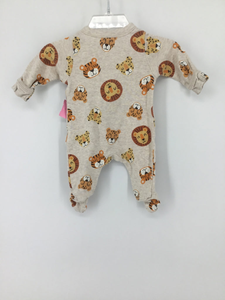 Old Navy Child Size Newborn Tan Sleepers