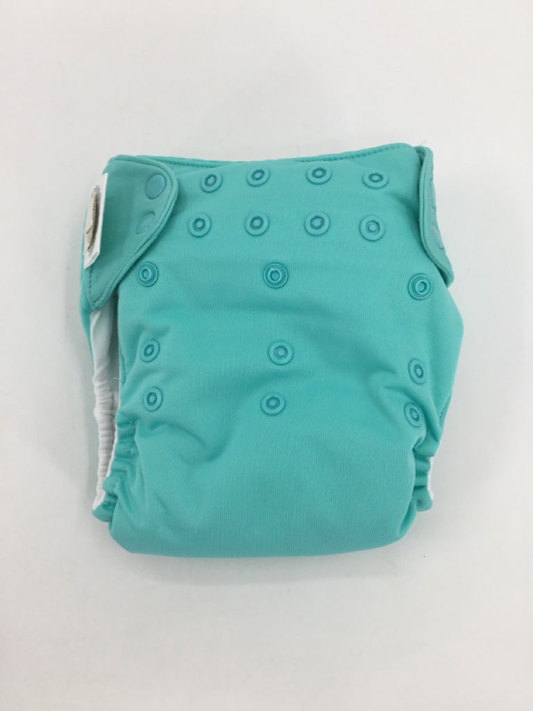 Bum Genius Child Size One Size Blue Solid Pocket Cloth Diaper