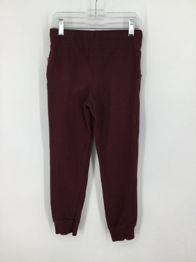 Carter's Child Size 8 Burgundy Solid Sweatpants - boys