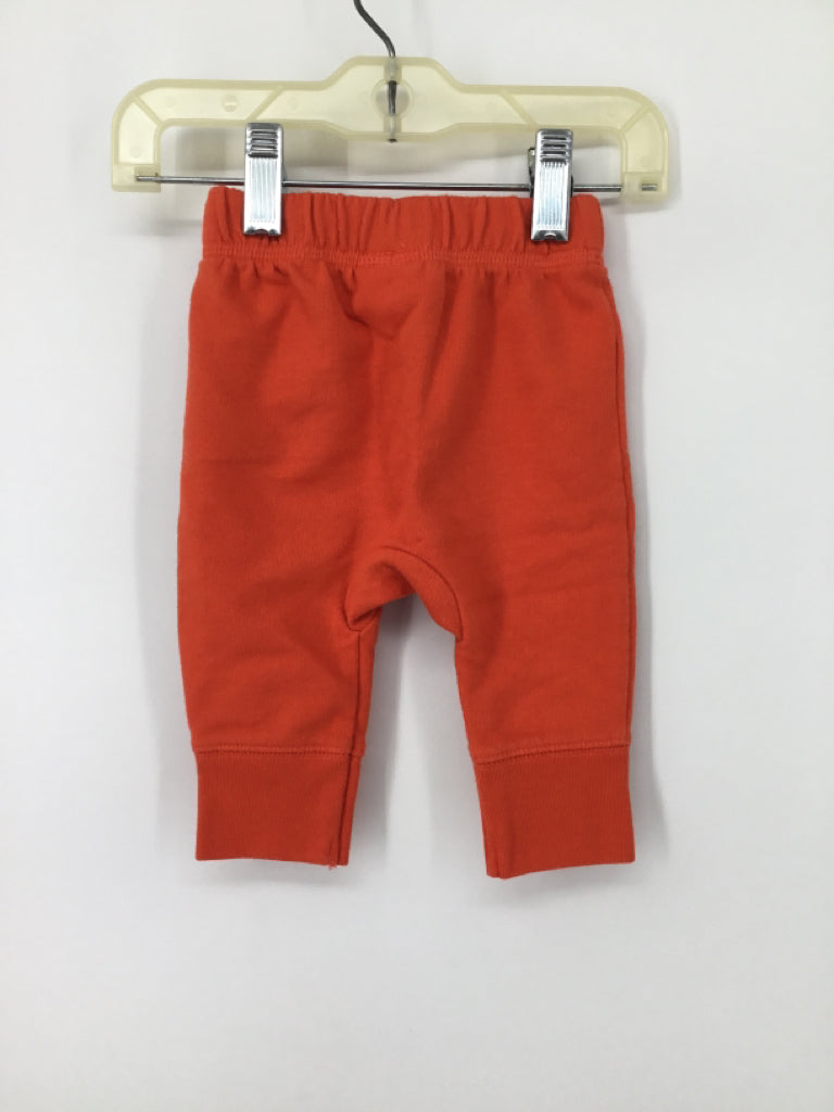 Cat & Jack Child Size 0-3 Months Orange Solid Pants - boys