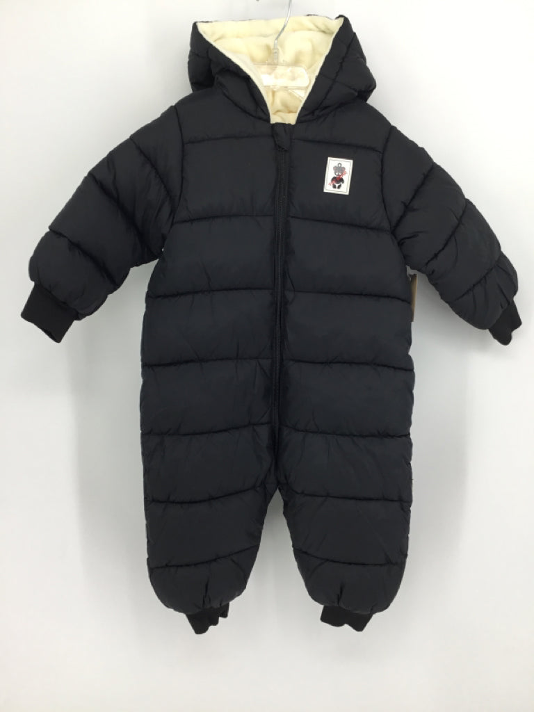 brandless Child Size 6-12 Months Black Solid Outerwear - boys