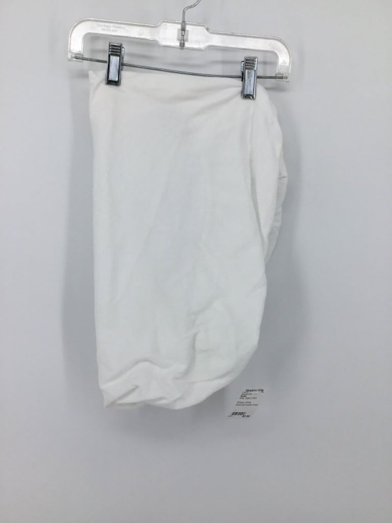 Biloban White Bassinet/Cradle Sheet