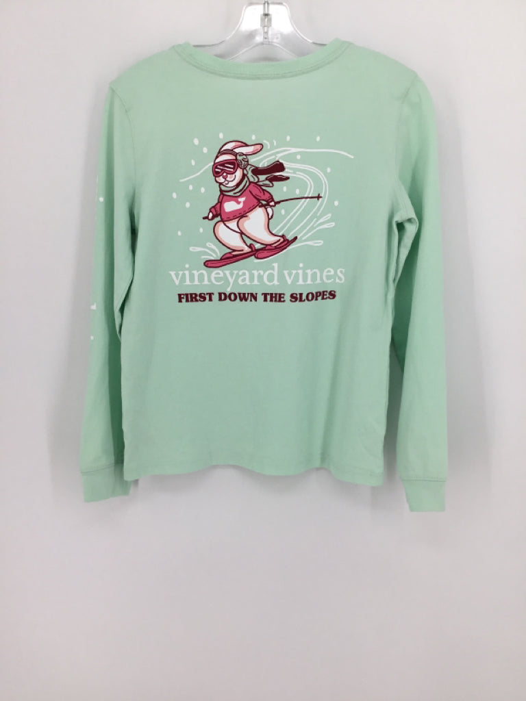 vineyard vines Child Size 7 Green T-shirt - girls