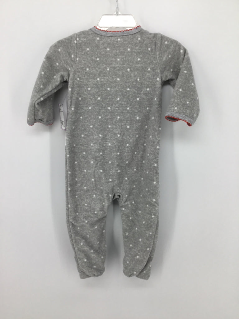 Carter's Child Size 9 Months Gray Sleepers
