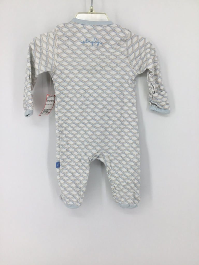 Simply by Magnetic Me Child Size 0-3 Months Blue Sleepers