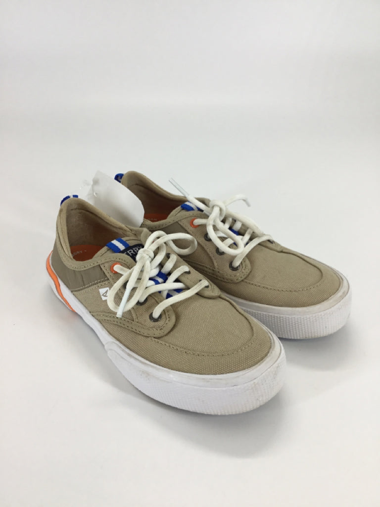 Sperry Child Size 1 Youth Tan Sneakers
