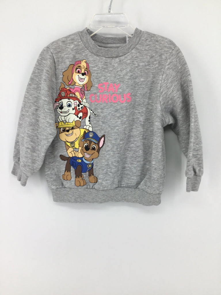 H & M Child Size 3 Gray Sweatshirt - girls