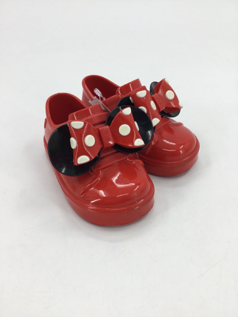 Mini Melissa Child Size 5 Toddler Red Dress Shoes