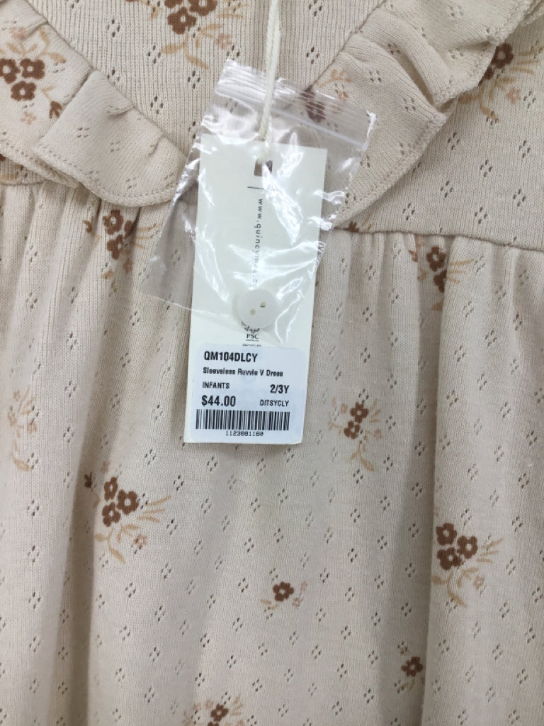 Quincy Mae Child Size 2 Tan Dress - girls