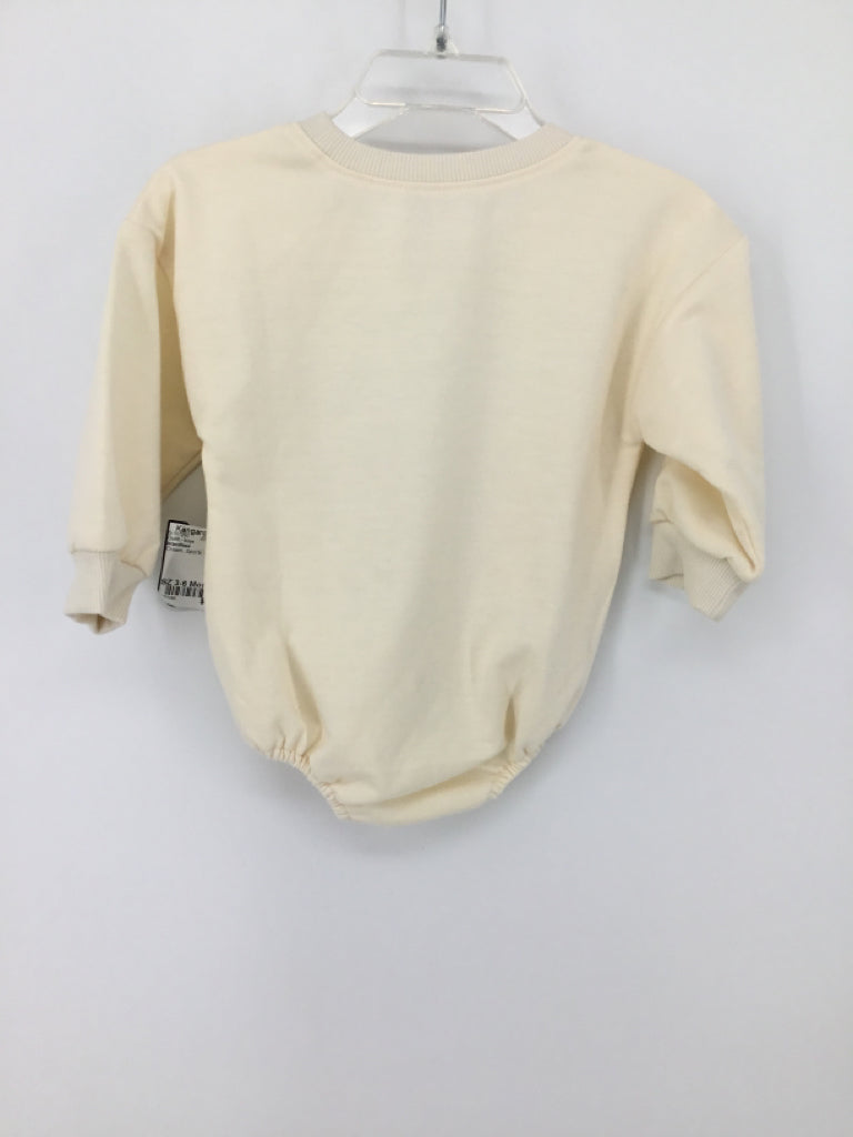 brandless Child Size 3-6 Months Cream Sports Outfit - boys