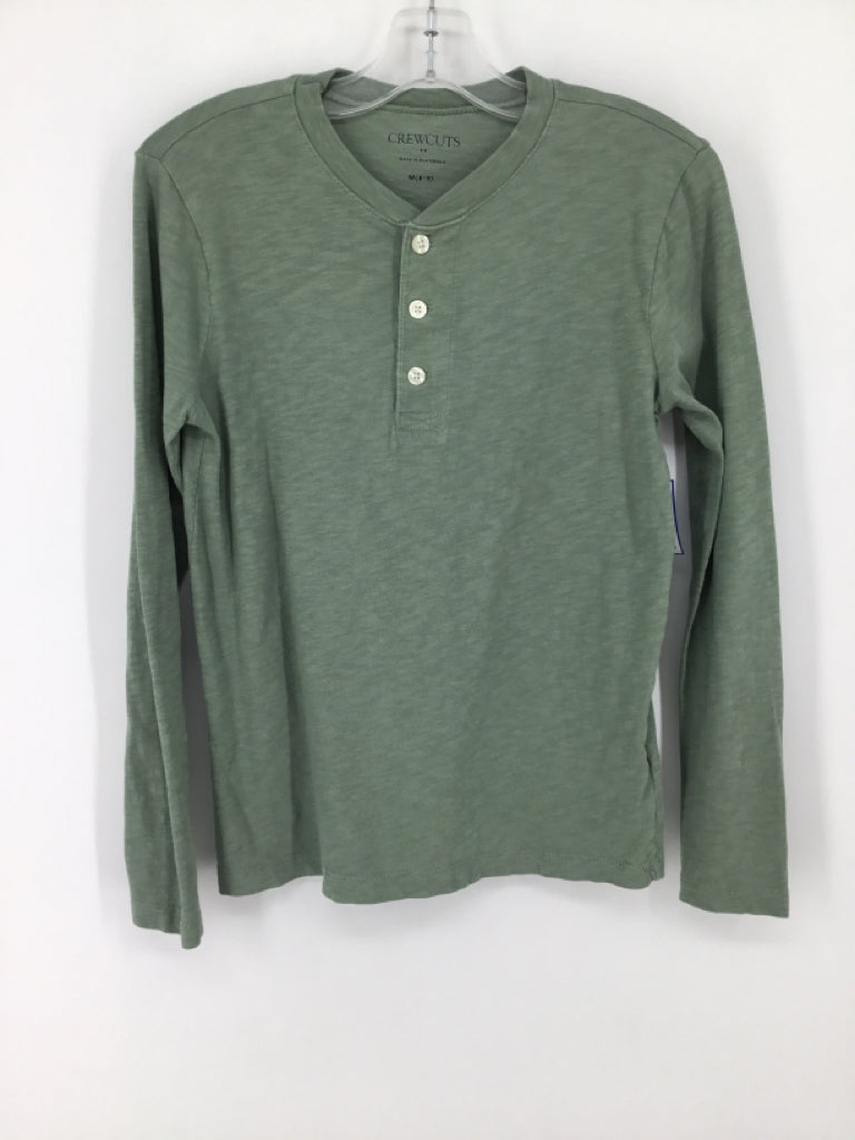 Crewcuts Child Size 8 Green Solid T-shirt - boys