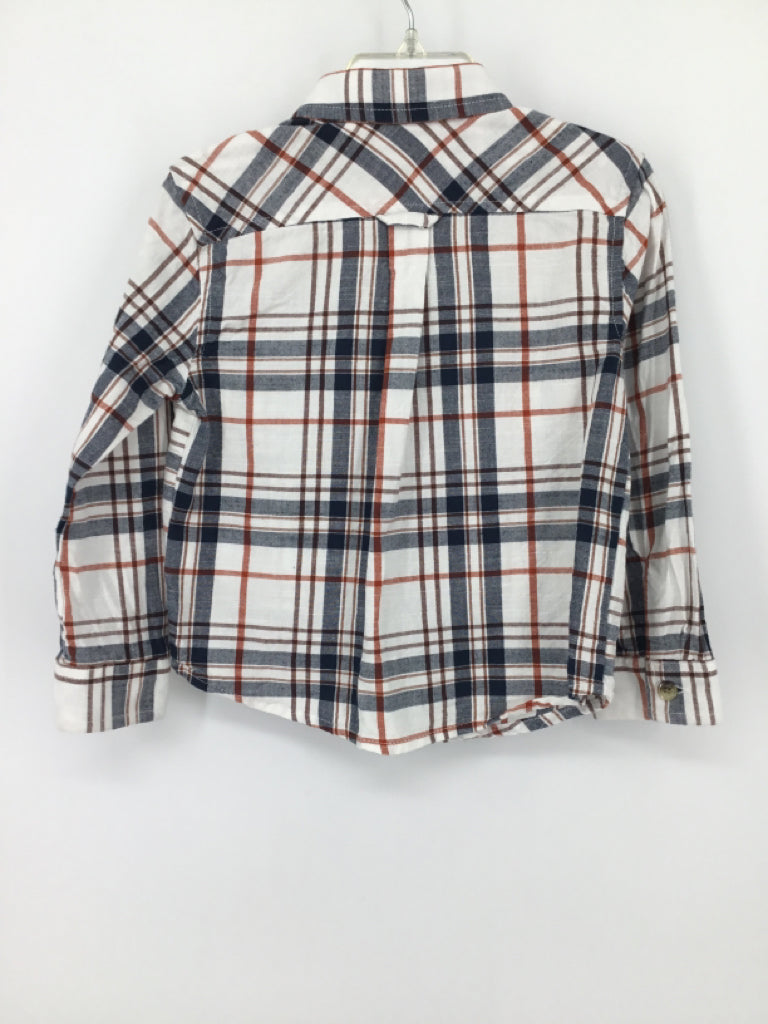 Rugged Butts Child Size 3 Blue Plaid Shirt - boys