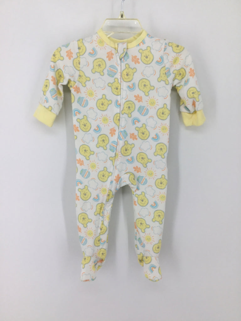 Disney Child Size 3 Months Yellow Sleepers