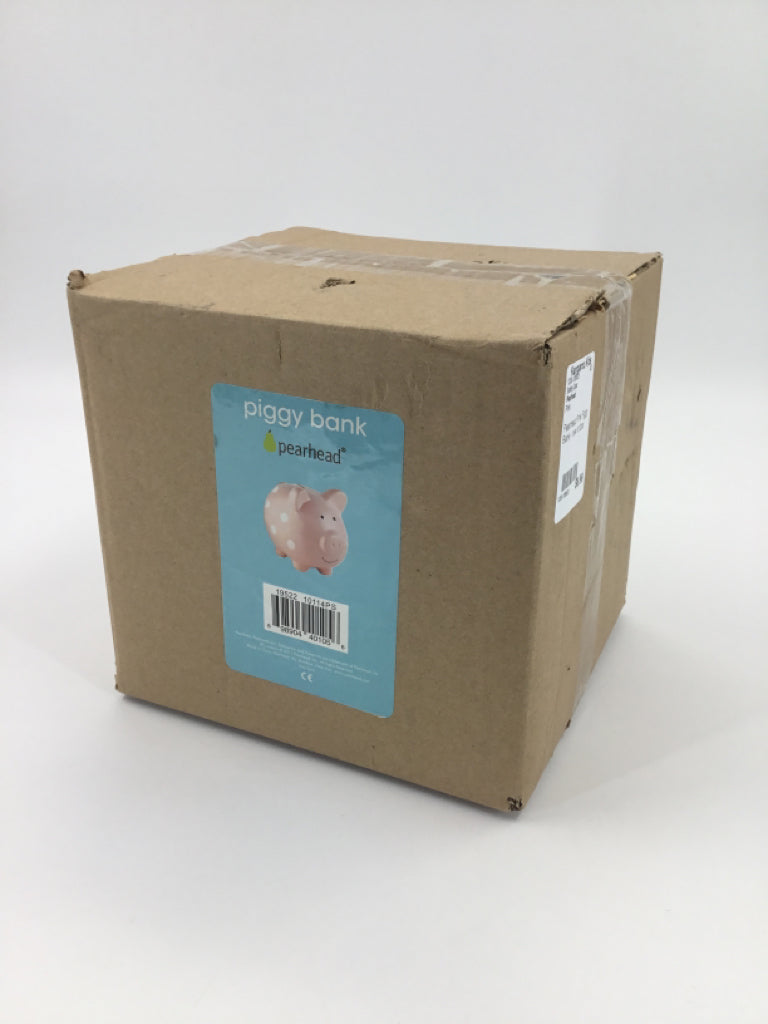 Pearhead Pink Piggy Bank