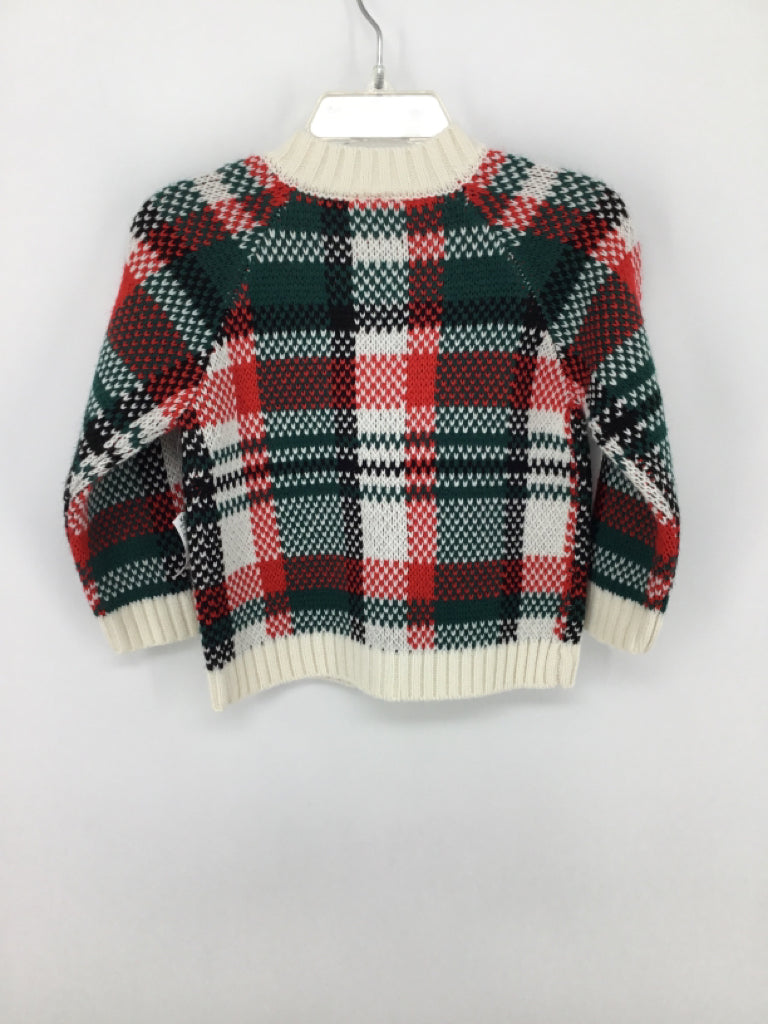 Disney Child Size 12 Months Green Christmas Sweater