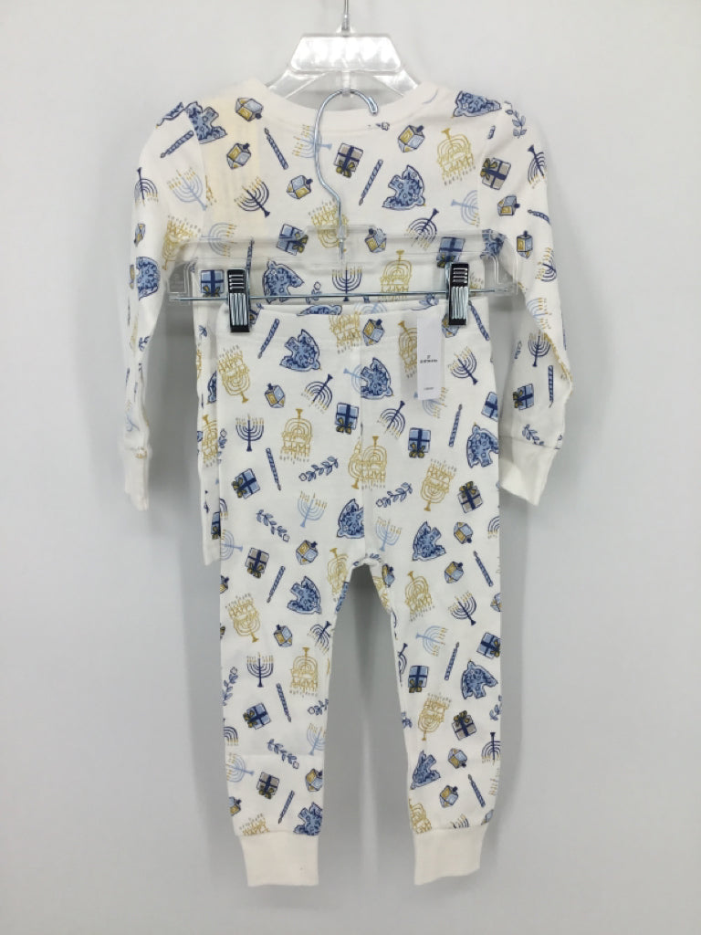 Old Navy Child Size 2 Blue Hanukkah Pajamas