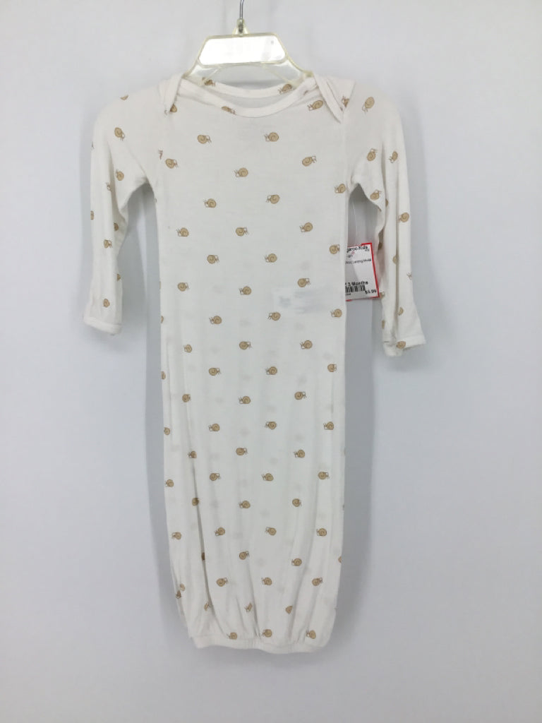 Carter's Child Size 3 Months White Pajamas - girls