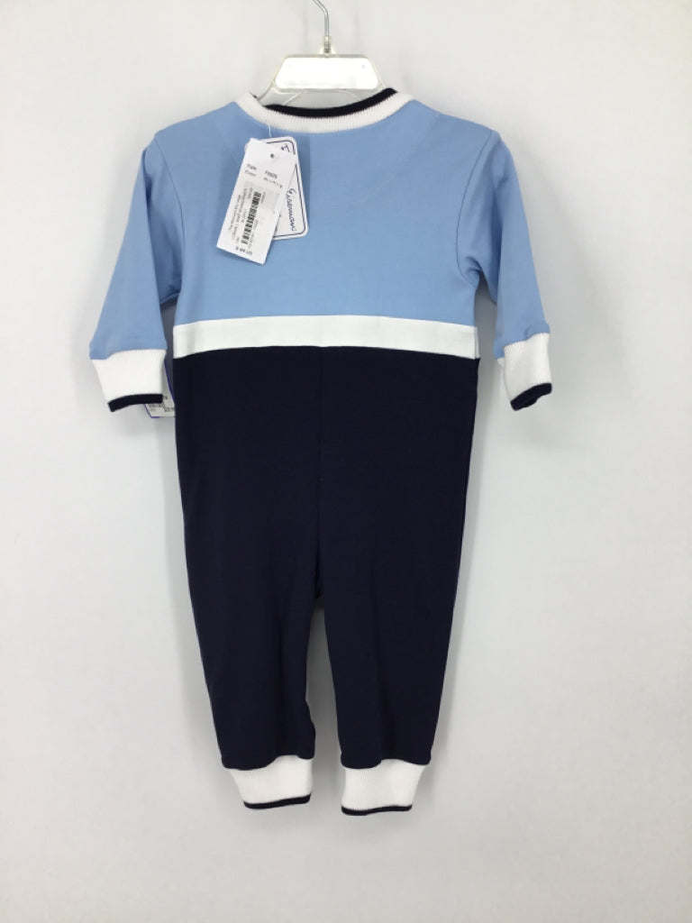 Florence Eiseman Child Size 12 Months Blue Embellished Outfit - boys