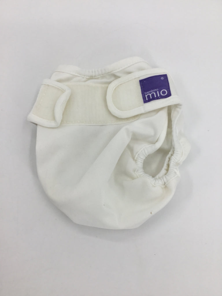 Bambino Mio Child Size ONE White Solid Cover Cloth Diaper