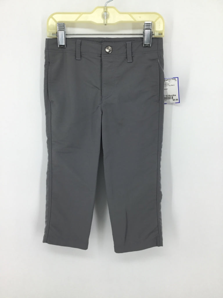 Under Armour Child Size 18 Months Gray Solid Pants - boys