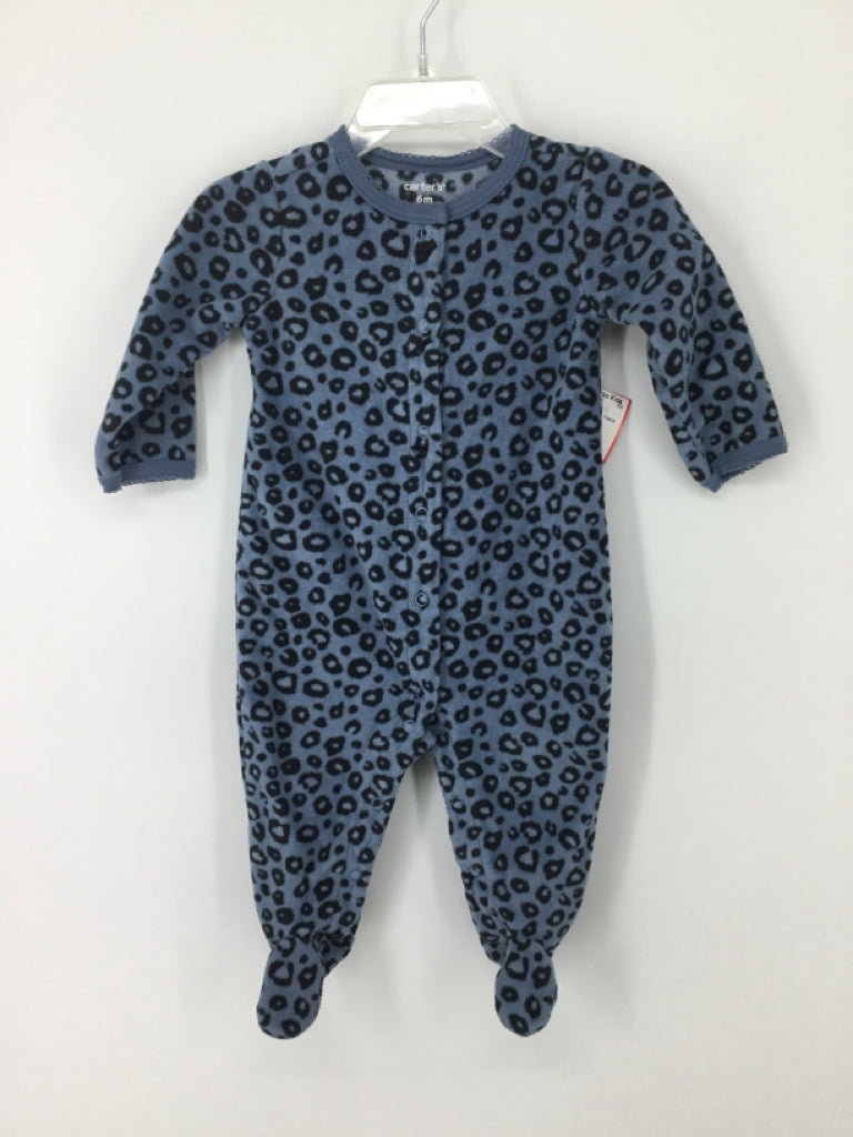 Carter's Child Size 6 Months Blue Sleepers