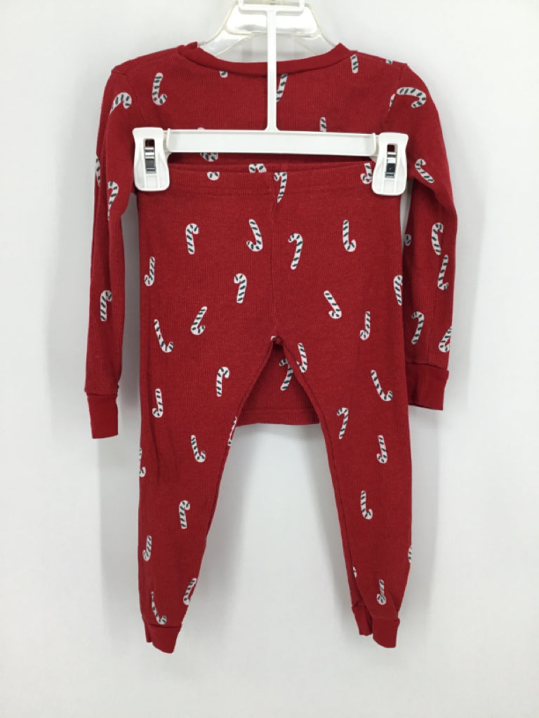 Just One You Made by Carters Child Size 3 Months Red Christmas Pajamas