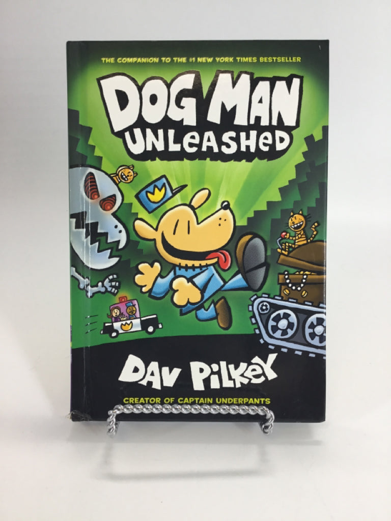 Scholastic Dog Man Unleashed Hardcover Book