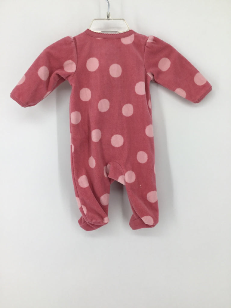 Child of Mine Child Size Newborn Pink Sleepers